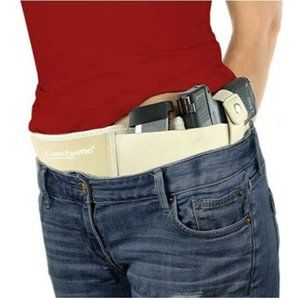 NEW "LEFT HANDED" Comfort Tac Ultimate Belly Band Holster 2.0 Nude SZ X-Large